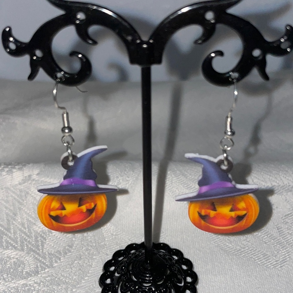 WITCHY Pumpkin Earrings